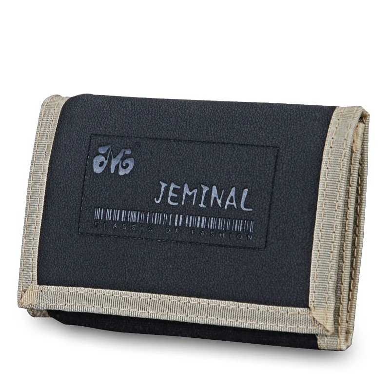 Billeteras de lona para hombre, Cartera de mano corta, monedero, tarjetero, bolso para identificación|purse pursecoin purse pouch AliExpress