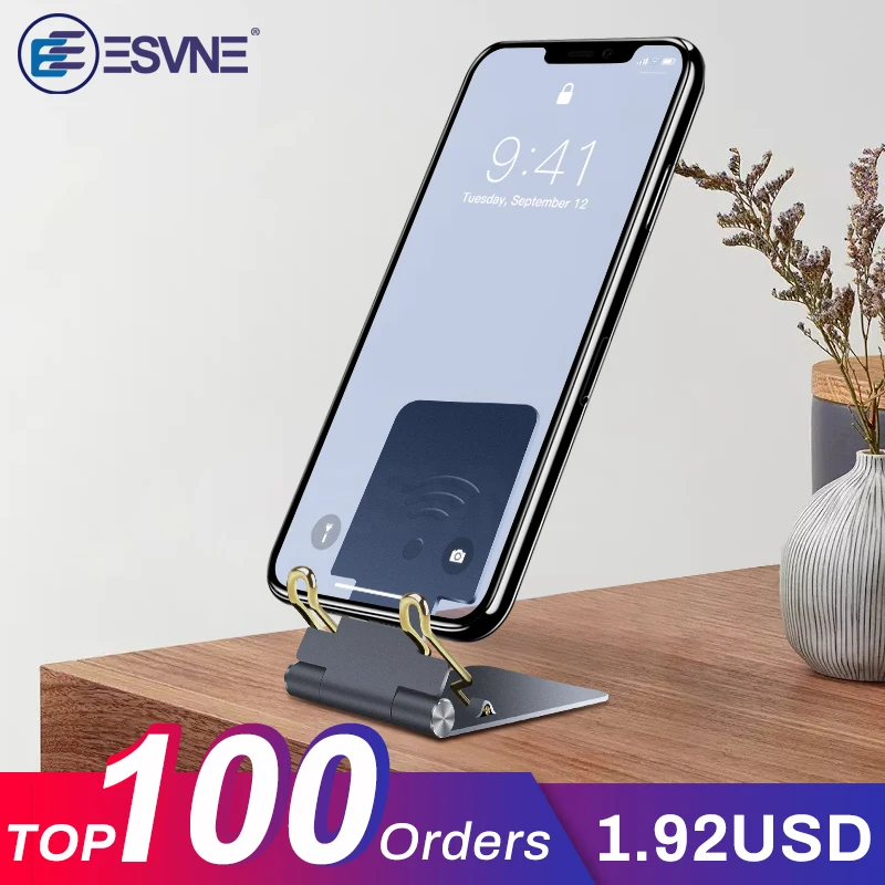 ESVNE держатель мобильного телефона для iPhone samsung Galaxy S9 S8 Xiaomi huawei Алюминиевый
