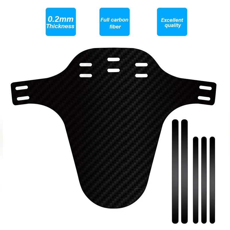 

FETESNICE Full Carbon Fiber Bike Fender Ultralight Road MTB Bike Fender High-End Matt Carbon Bicycle Mudguard