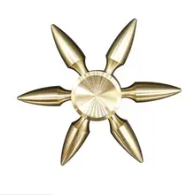 Шесть cornersSCCJGL новые металлический фиджет-Спиннер палец Spinner Анти Стресс ручной Spinner Для аутизм ADHD игрушечные лошадки подарок EDC спиннинг