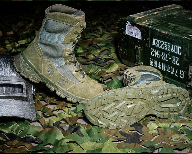 2018 осень солдат; Армия; PUBG треккинг Пеший Туризм обувь мужские тактические ботинки для мужские кеды; качественные ботинки из замши большой