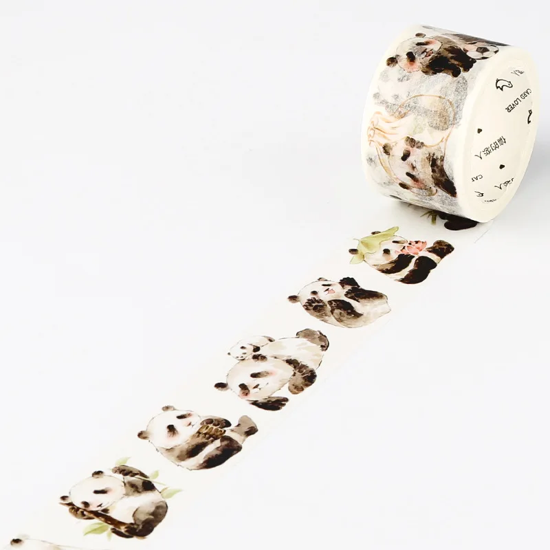 Lovely animals Fox/Rabbit/Panda/Frog/color Mushroom/Leaf/fruit Washi Tape DIY Planner Diary Scrapbooking Masking Tape Escolar
