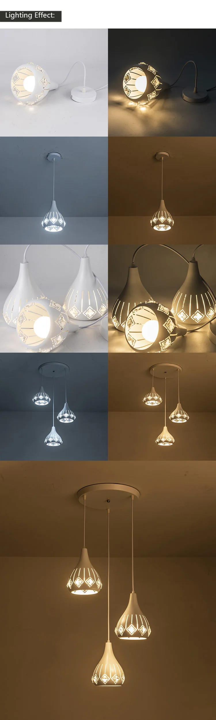 Led Luz de Teto de Ferro Oco Fora de Cristal Lâmpada do Teto para Sala de Estar Quarto Casa Criativa Luminárias Lâmpada Pendurada 4 Cheap Luzes de teto