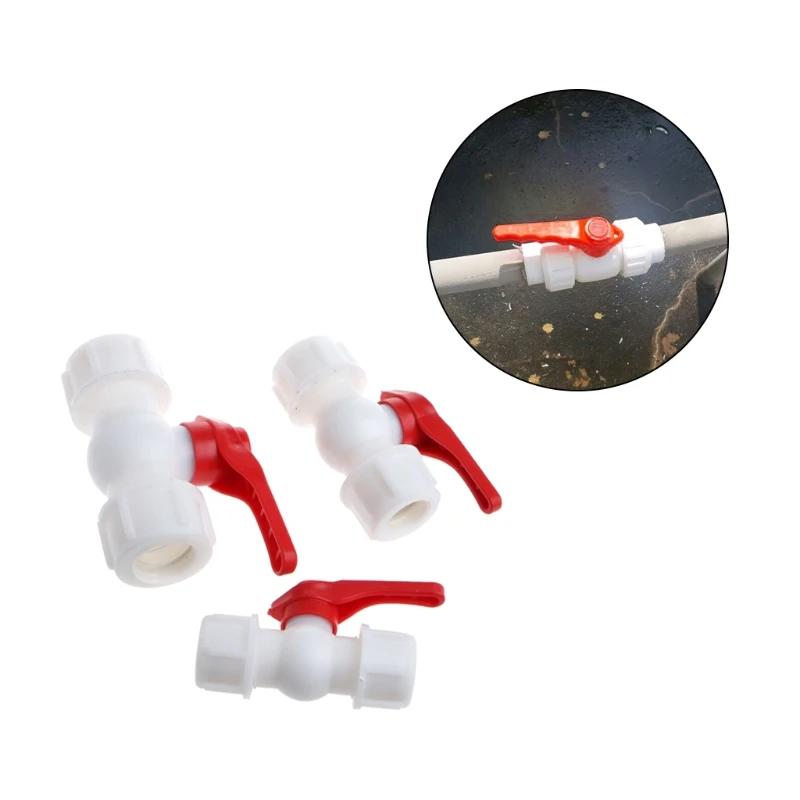 

20mm/25mm/32mm Water Pipe Valve Connector PE PPR Tube Ball Valves Accessories