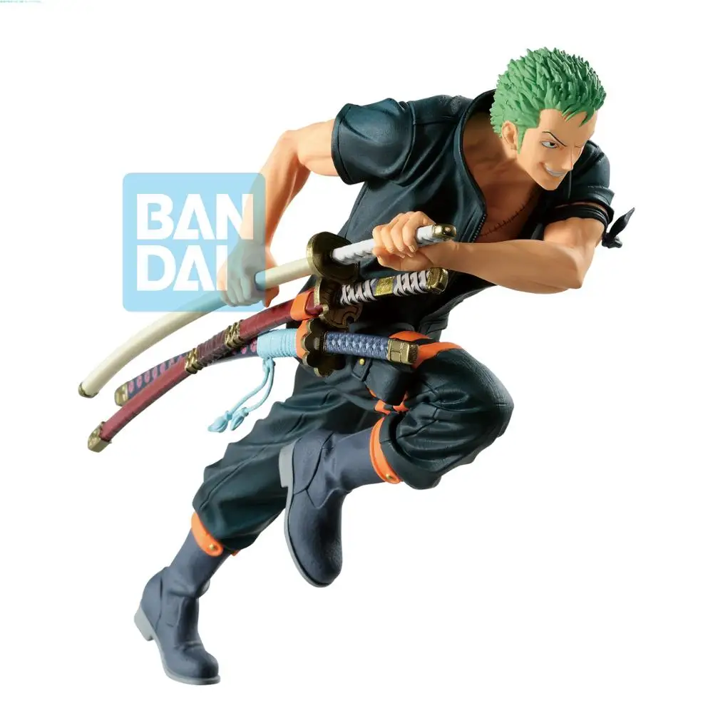 

Tronzo Original Banpresto ONE PIECE STAMPEDE Roronoa Zoro PVC Action Figure Model Movie One Piece Zoro Figurines Overseas Limit