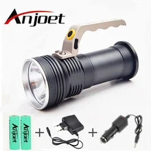 Anjoet Q5 светодиодный фонарик, лампа для кемпинга, лампа для шахтера, лампа для подземных работ+ 18650 батарея+ зарядное устройство