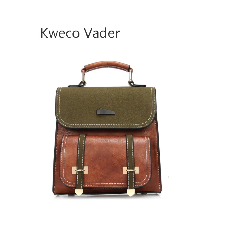 

Kweco Vader Newest Mini Backpacks 2017 Fashion Hit Color Small Shoulder Bag Casual Multi-purpose Small Backpack Travel Bag