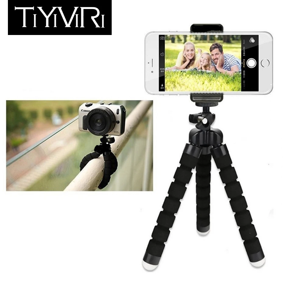 

Mini Tripod For Phone Camara Tripod Holder Stand Bracke For GoPro Camera For Eken H9 SJCAM SJ4000 For Xiaomi yi 4K Action Camera
