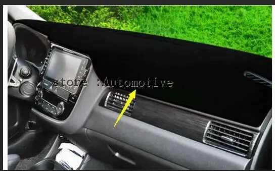 2013 для Mitsubishi Outlander приборной панели крышки Dashmat Даш Мат Pad козырек от солнца приборная панель ковровые покрытия - Цвет: a