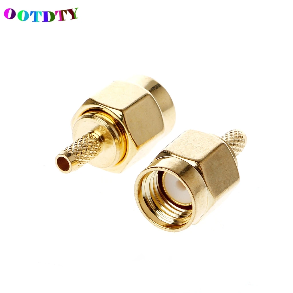 OOTDTY 10 шт. SMA штекер обжимной RG174 RG316 LMR100 кабель RF разъем G07 | Обустройство дома