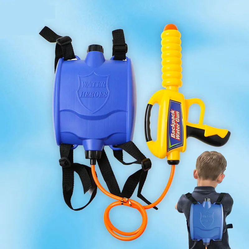 1080 мл рюкзак водяной пистолет детский летний пляж Открытый Водные игры игрушки Детский распылитель водяной пистолет стрельба игрушка