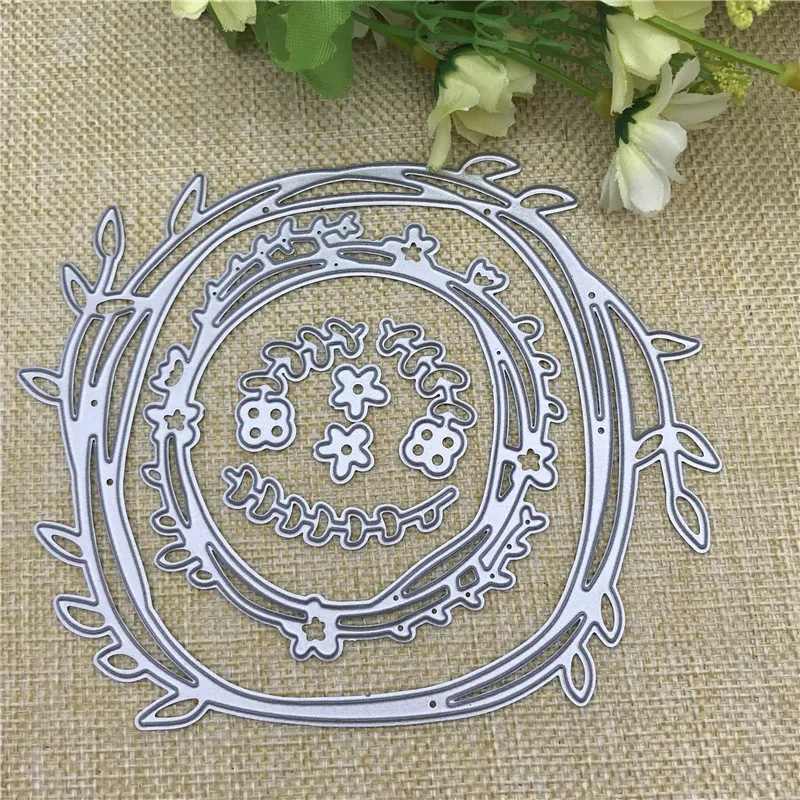 

Circle Ring Stackable Steel Metal Cutting Dies Stencil for DIY Scrapbooking Embossing Album Paper Cards Decorative