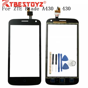 

RTBESTOYZ Mobile Phone Touch Screen For ZTE Blade A430 A 430 Sensor Front Glass Digitizer Panel Sensor Lens Touchscreen Part