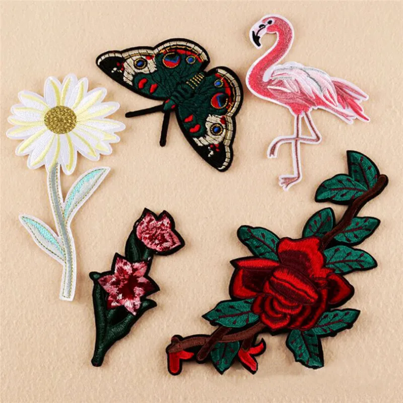 1Pcs Applique Embroidery Patch For Clothing Clothes Sew On Iron On