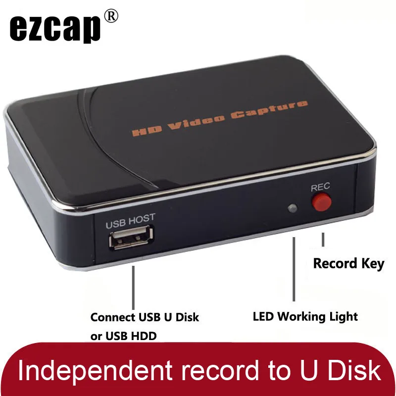 Оригинальный Подлинная Ezcap 280 H HD игры Карта видеозахвата 1080 P рекордер HDMI коробки для Xbox PS3 PS4 видеокамера ТВ СТБ диск USB