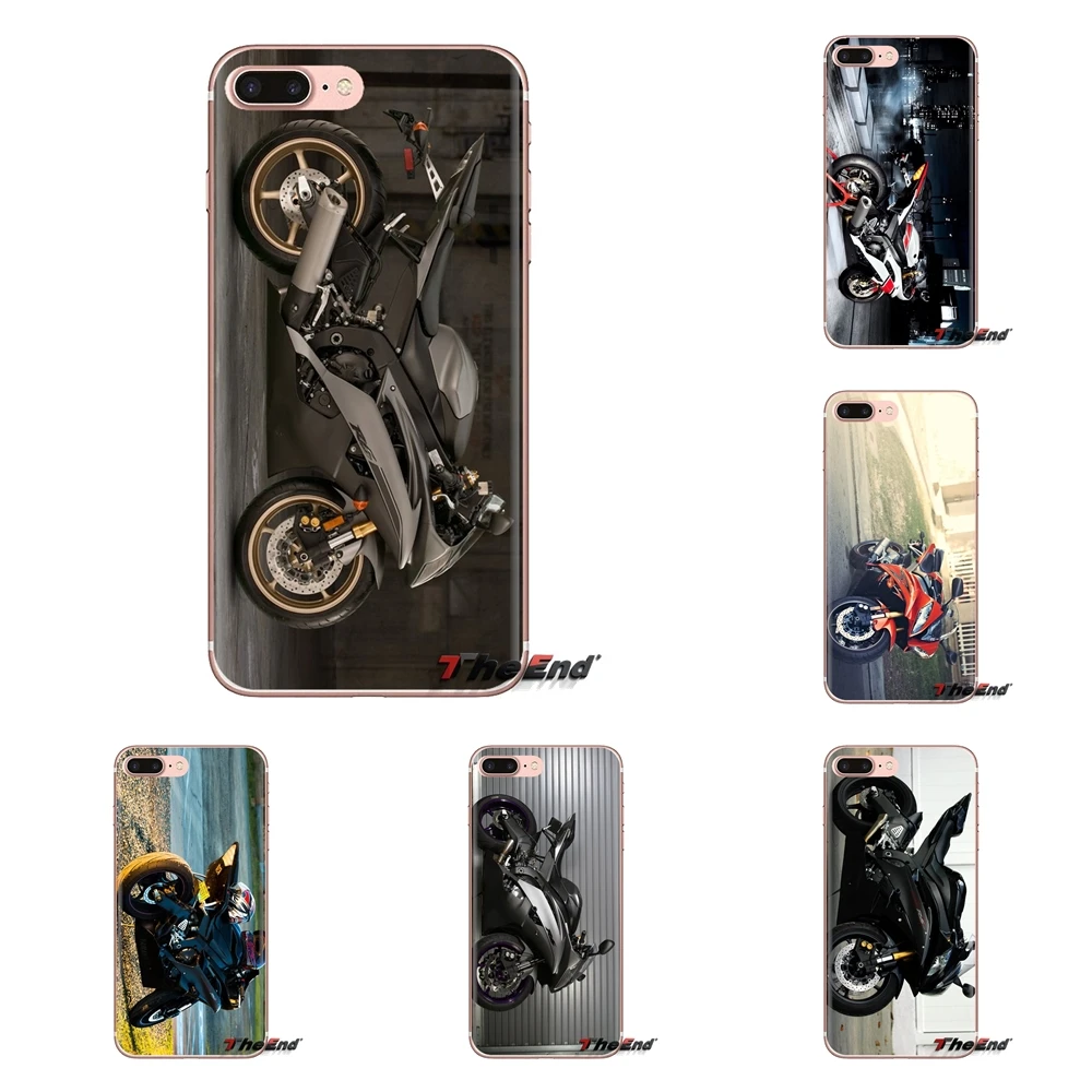 Мягкие прозрачные чехлы для iPod Touch Apple iPhone 4 4S 5 5S SE 5C 6 6S 7 8 X XR XS Plus MAX Yamaha R6 |