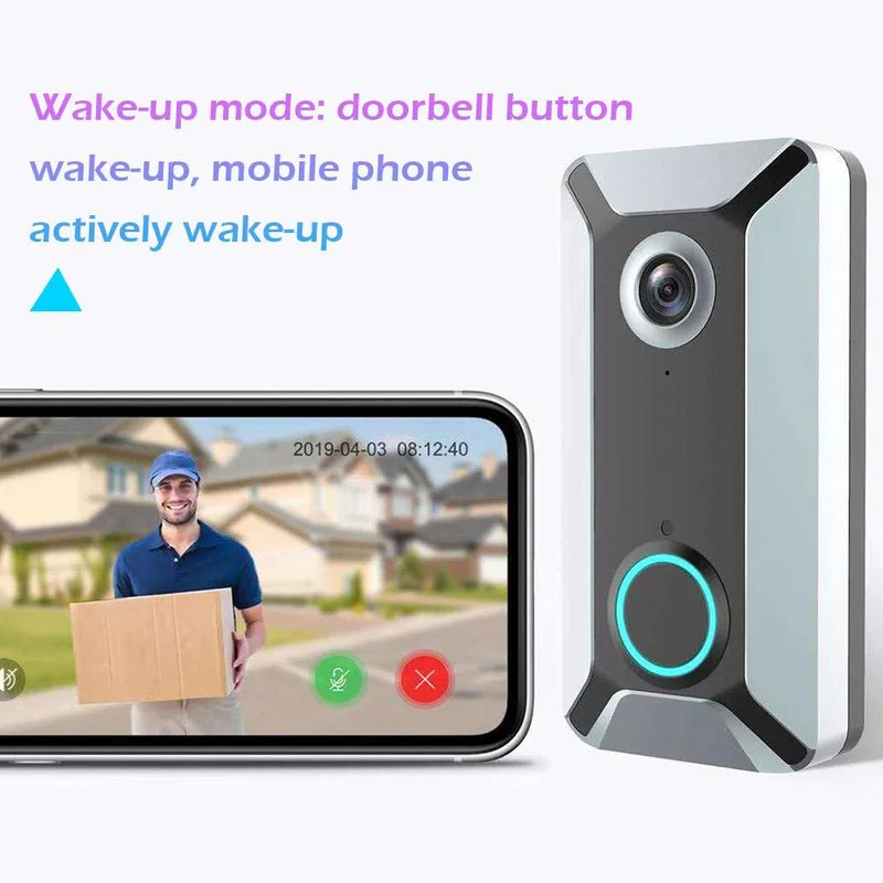 Беспроводной дверной звонок V6 V7 720P 1080P Wi Fi|Дверной звонок| |