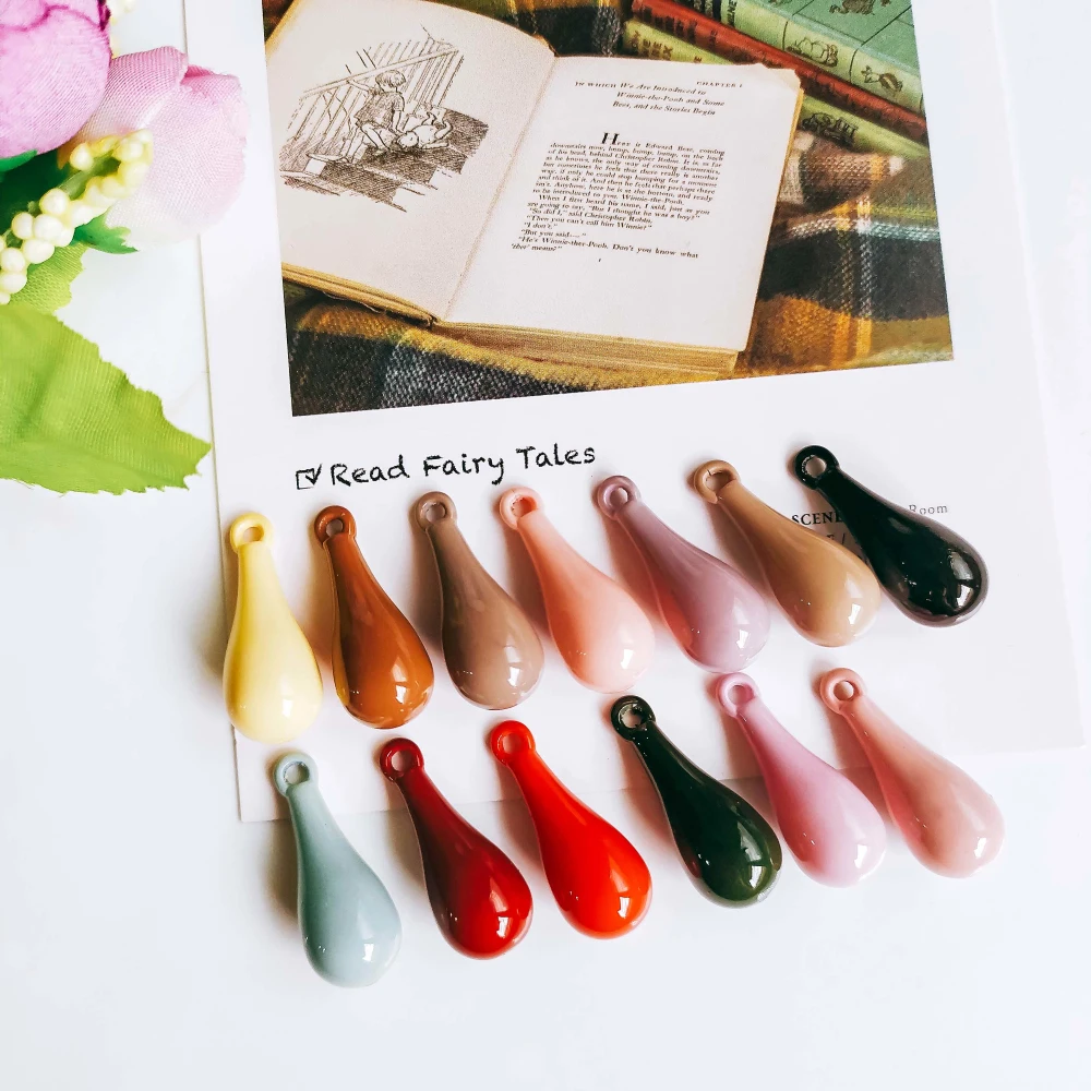 

Resin Plastic Earring Components Eardrop for Women DIY Jewelry Accessories Handmade Materials 10pcs