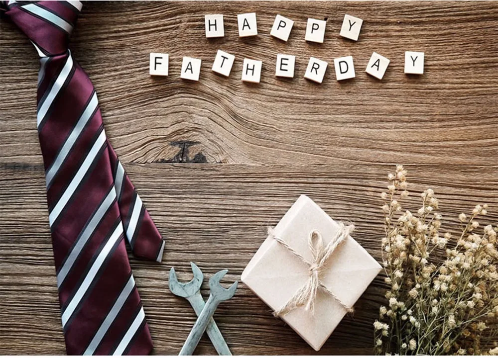 hot fathers day photography backdrops party wood backdrop for tie background