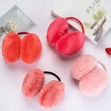Новинка, наушники, зимние, oorwarmers, одноцветные, покрытие для ушей, теплые, зимние, имитация кроличьей шерсти, одежда, плюшевые, теплые, для ушей