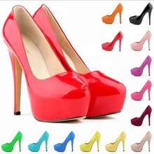 LOSLANDIFEN Platform Pumps Women Sexy Extremely High Heels Shoes Bridal Stiletto Red Ladies Wedding Party Shoes LOSLANDIFEN Platform Pumps Women Sexy Extremely High Heels Shoes Bridal Stiletto Red Ladies Wedding Party Shoes