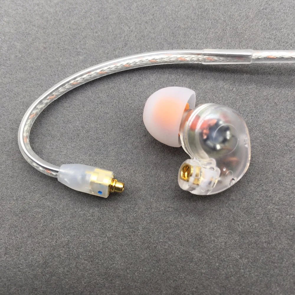 Diy Mmcx Fone de Ouvido Cabo para Shure Se215 Se535 Se846 Ue900 Dinâmico 10 mm Unidades de Alta Fidelidade Personalizado Esporte Fone de Ouvido para Iphone Xiaomi - Image 2