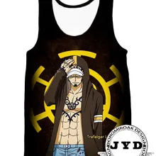 Топ на бретелях для мужчин, цельный 3D жилет, спортивные Тэнк-топы, мужская летняя футболка без рукавов с рисунком аниме, уличная футболка для фитнеса, Луффи