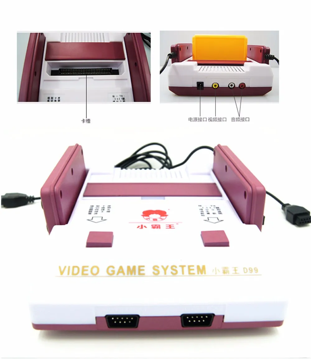 Nostalgic Original Video Games Console Player Play Card Original TV Game 400 Games Play Card Original Card Two Card In Total (6)