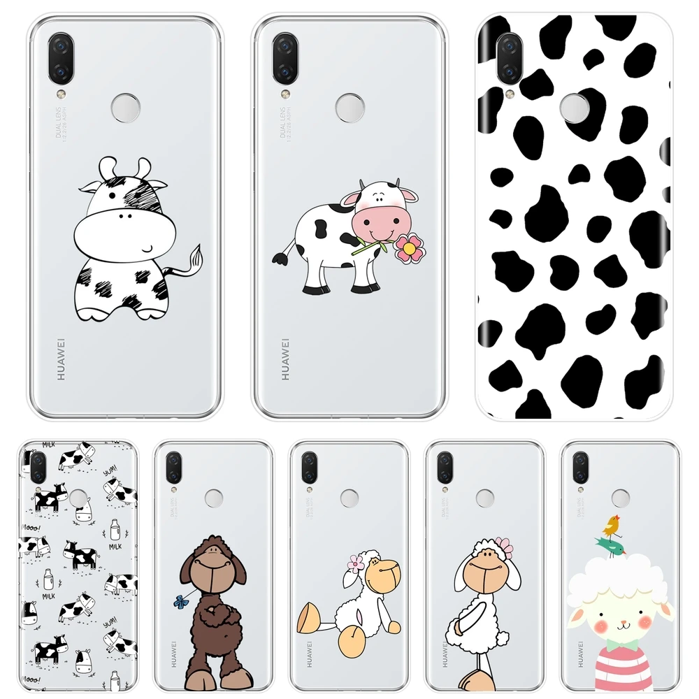 

Back Cover For Huawei Nova Smart Lite 2017 Cow Sheep Animal Goat Silicone Soft Phone Case For Huawei Nova 2i 2 Lite Plus 3 3I 3E