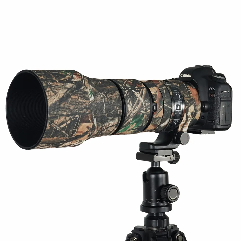 Contemporary Rubber Camouflage Neoprene Lens Coat Waterproof Lens Protective Coat Cover Camo Case For Sigma 150-600mm C version (1)