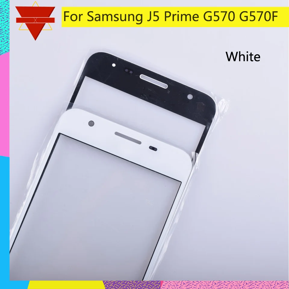 10 шт./лот для Samsung Galaxy J5 Prime G570 G570F внешний Стекло Топ/передняя линза спереди Экран крышка(Без планшета) Сенсорный экран