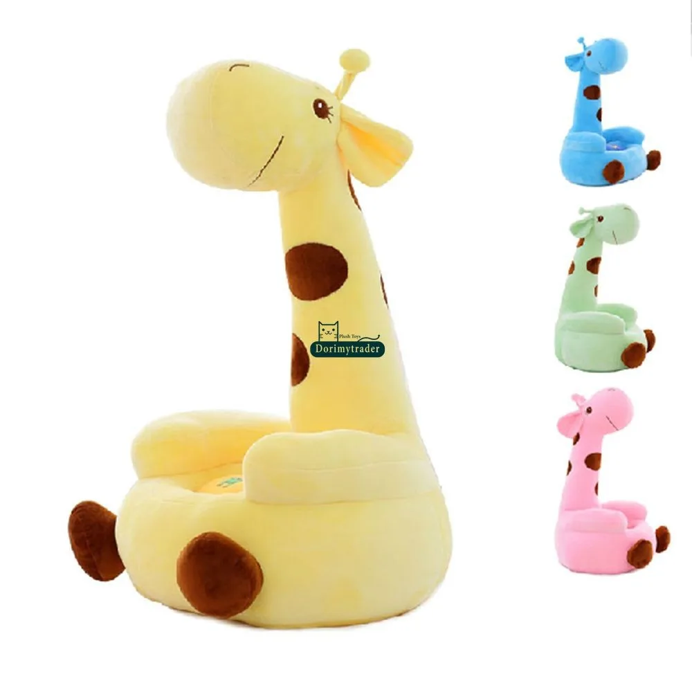 Dorimytrader 28'' 70cm  Giant Stuffed Soft Plush Cute Large Cartoon Giraffe Deer Kid Sofa Tatami, Free Shipping DY60511 (1)