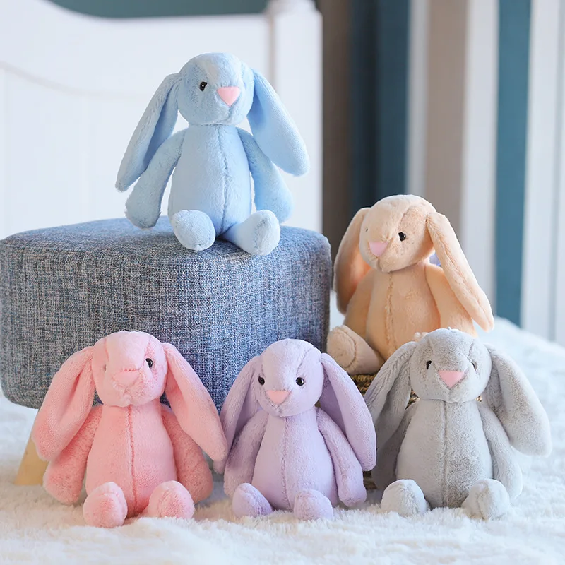 Распродажа 25 см глупой милый плюшевый кролик плюшевые мягкие игрушки плюшевый кролик детская подушка кукла креативные подарки ко дню рождения для девочек