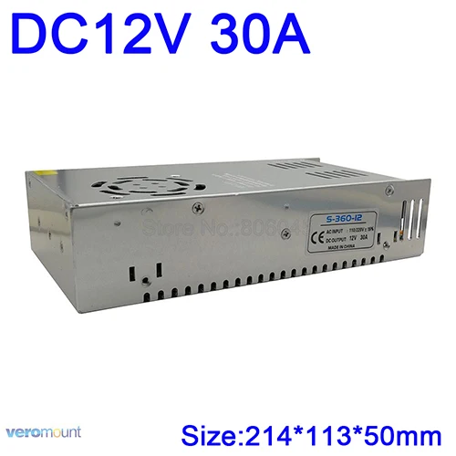 DC12V Светодиодные ленты драйвер адаптера питания 1A 2A 3A 5A 10A 15A 20A 30A 33A переключатель Питание AC110V-220V для работающего на постоянном токе 12 В в Мощность трансформатор - Цвет: 12V 30A