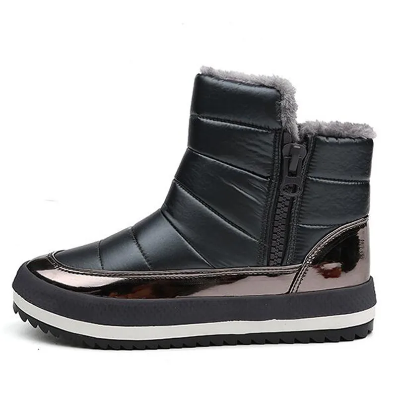 Г., зимние ботинки женские водонепроницаемые ботильоны на плоской подошве, botas Mujer, обувь Женские повседневные ботильоны