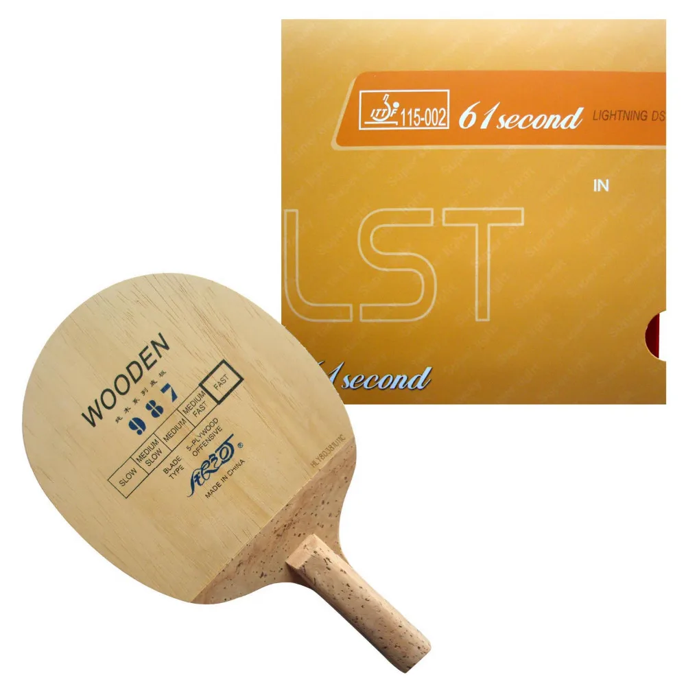 Galaxy 987 Japanese penhold blade + 61second Lightning DS LST Rubber