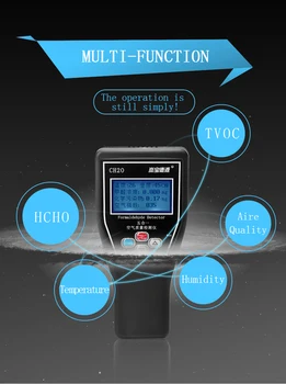 

Formaldehyde TVOC Temperature Humidity Indoor Air Quality Detector