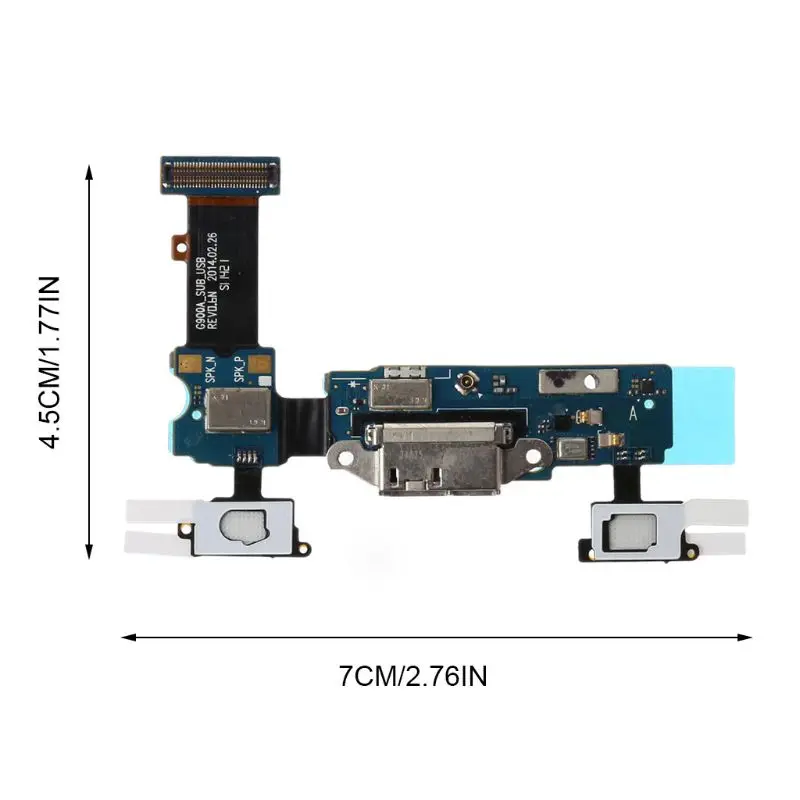 Micro USB порт зарядный разъем док-станция Замена гибкий кабель для samsung Galaxy S5 G900F G900A микрофон HM