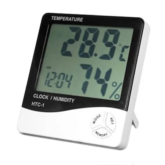 Digital LCD Temperature and Humidity Meter Clock Alarm | Инструменты