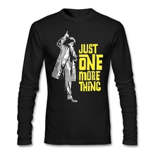 Tombo Just One More Thing футболка с длинным рукавом на заказ Мужская одежда хипстерская брендовая Хлопковая мужская футболка