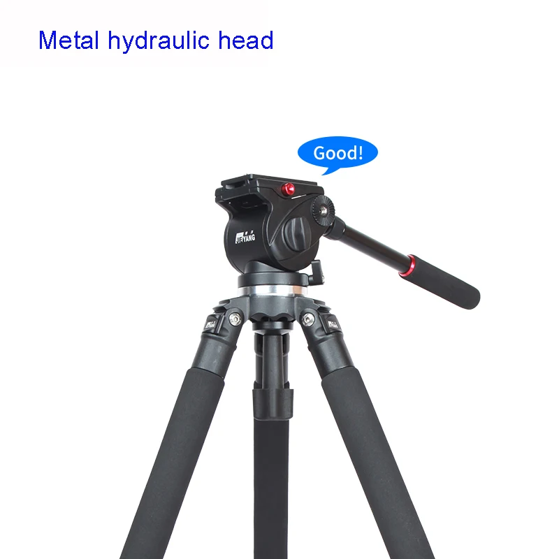 

Jieyang tripod JY0509BAluminium Tripod for Professional Camcorder/Video Camera/DSLR Tripod Stand 65mm bowl head