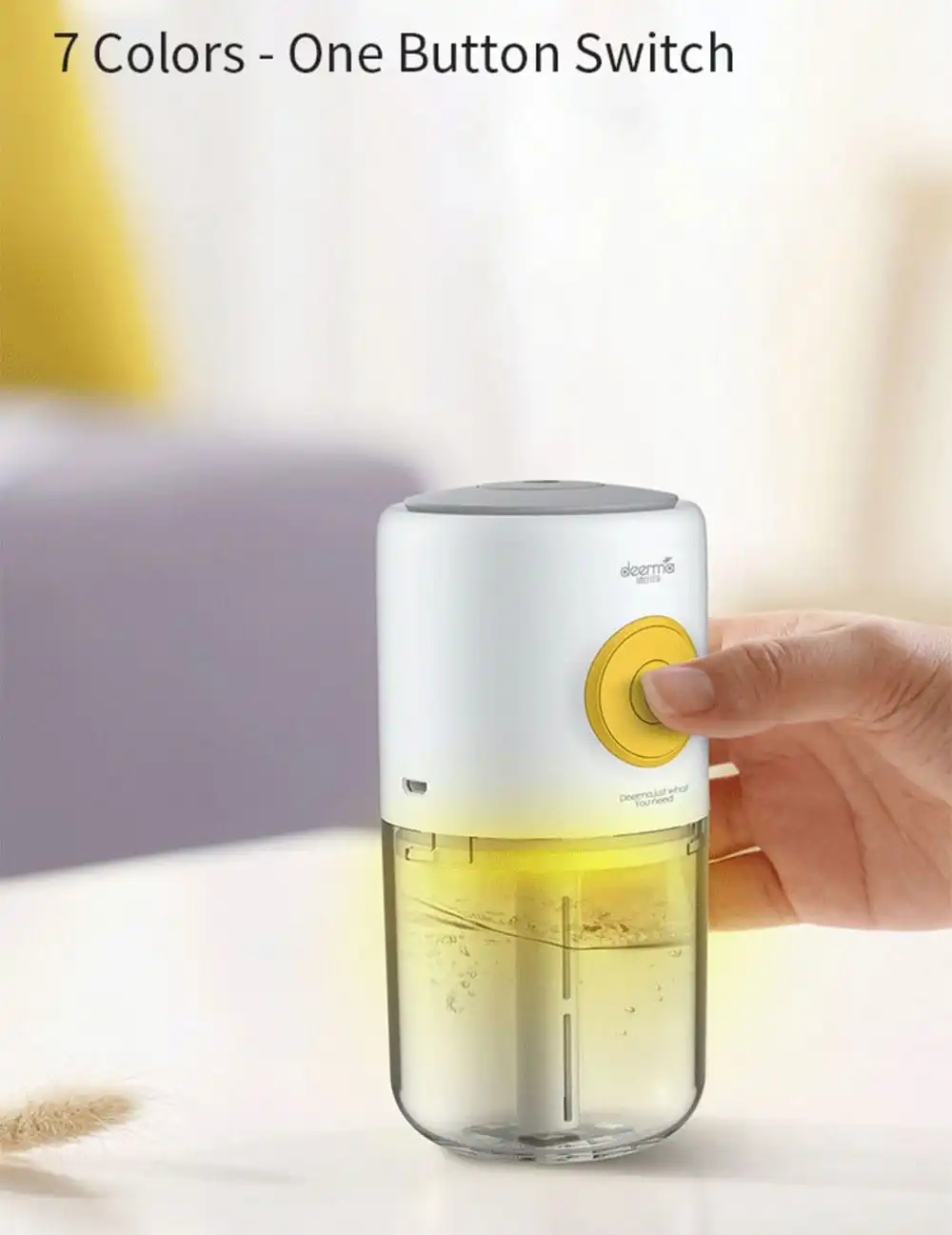 Deerma Mini USB Air Humidifier Mute Home Bedroom Protable Aromatherapy Machine from Xiaomi youpin- White
