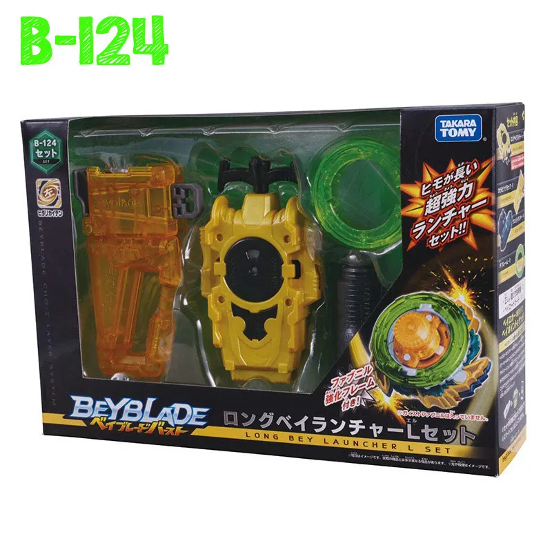 Tomy Bey Bay Burst Launcher набор B-123/b-124/b-93/b-94/b-88 аксессуары Be Blade игрушка-Лидер продаж, спинер для детей - Цвет: b - 124