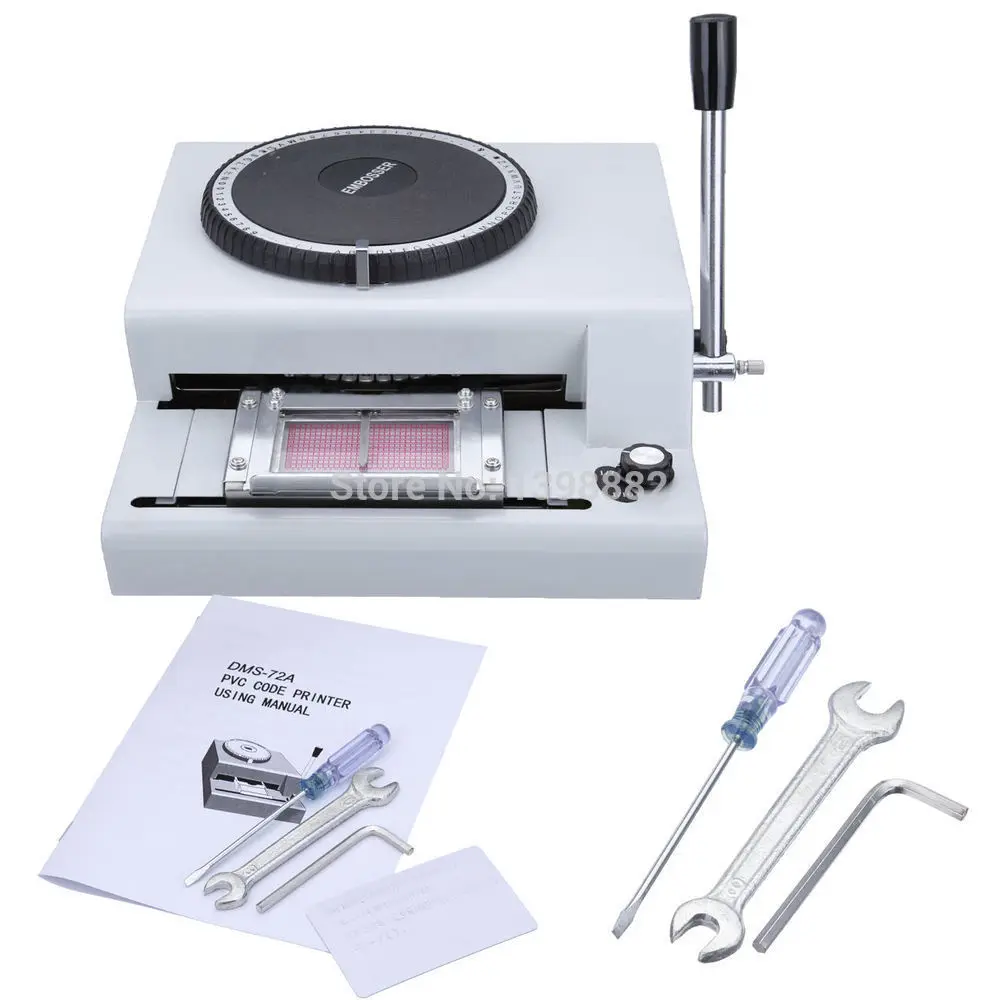 Manual PVC Plastic Card Embossing Machine embosser