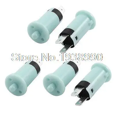

5 x AC250V 1A SPST Normal Open Momentary Refrigerator Door Light Switch Blue