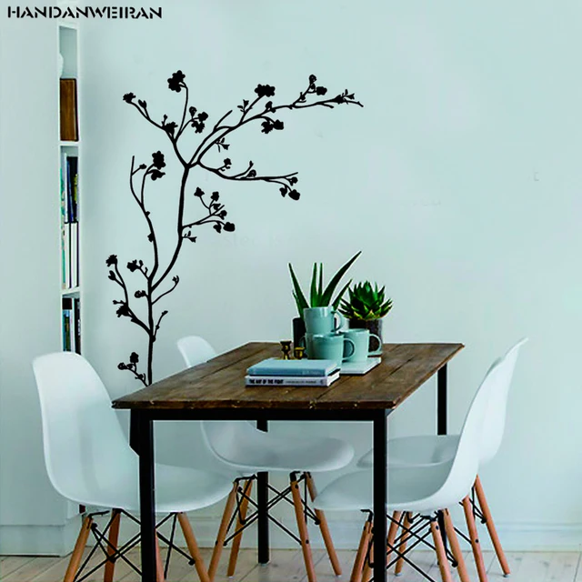 Special Offers Black vine tree Wall stickers fashion Simple Dining room Home Furnishing decorate Removable PVC Sticker Special Offers Black vine tree Wall stickers fashion Simple Dining room Home Furnishing decorate Removable PVC Sticker