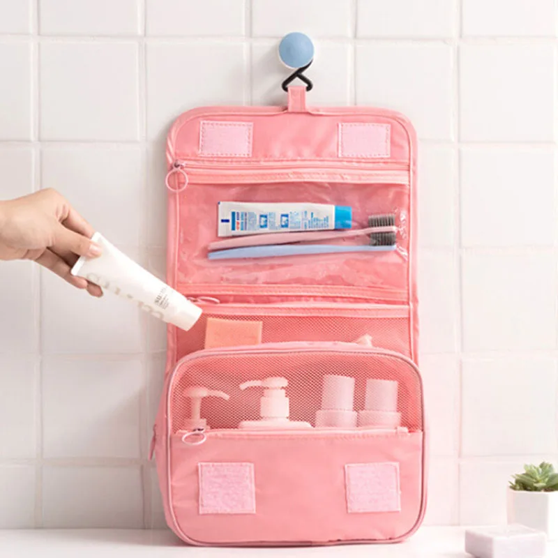 women cosmetic organizer pouch Hanging wash bags Travel set waterproof