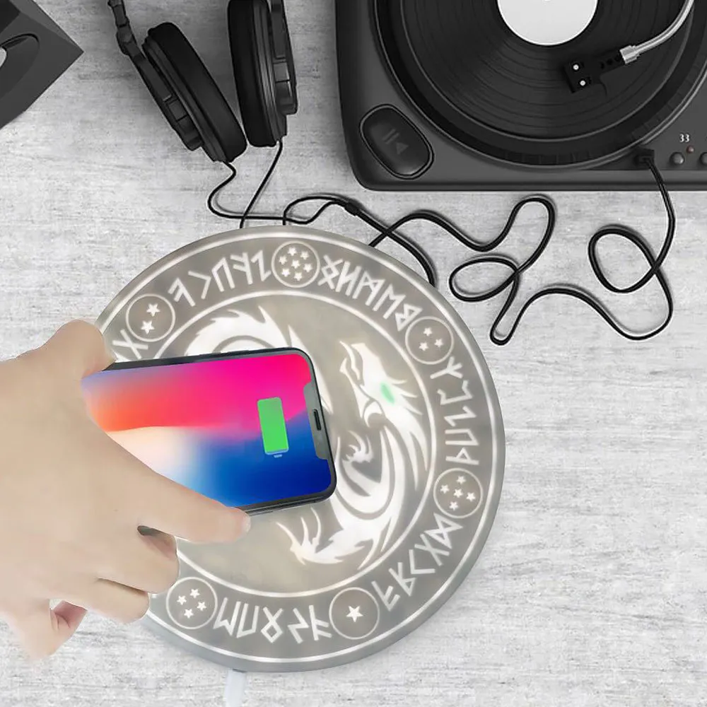 

Wireless Charger Magic Array Multi-function Charging Pad Bluetooth Audio Call Fast charging Type C / Miro USB Charger