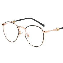 KOTTDO, новинка, модные женские ретро круглые очки, оправа, перламутровые винтажные очки, прозрачные линзы, мужские очки