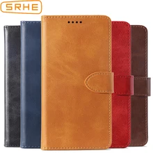 Чехол-книжка SRHE для Alcatel 1 S, роскошный кожаный чехол с магнитным кошельком, чехол для Alcatel 1 S 5024D 5,", Чехол Для Телефона
